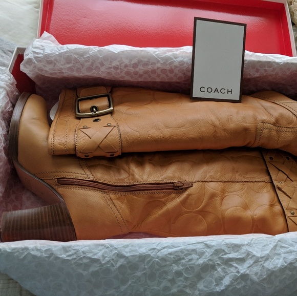 Coach meadow size 7 boots - Picture 1 of 5